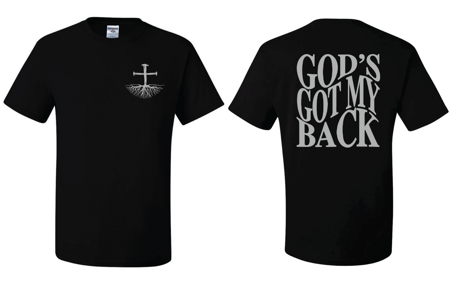 God's Got My Back (Silver Letters)