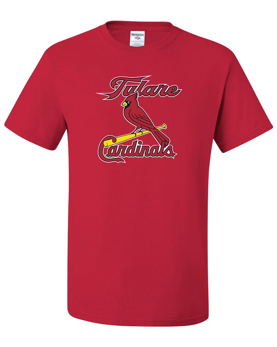 Tulare Cardinals Red YOUTH Short Sleeve