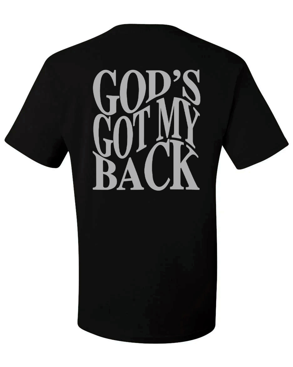 God's Got My Back (Silver Letters)