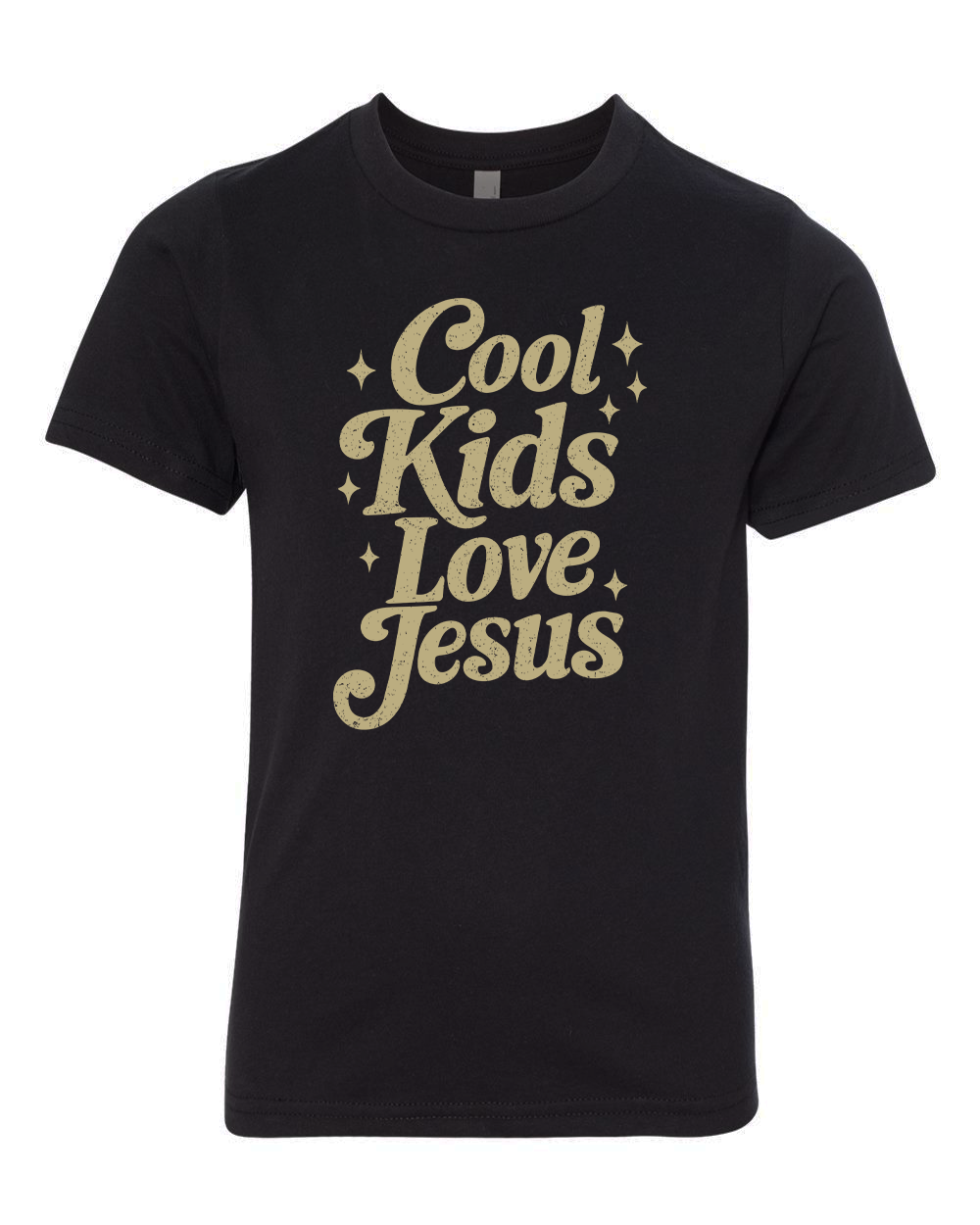 Cool Kids Love Jesus (Gold Letters)