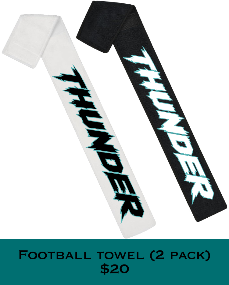 Thunder Football Towel