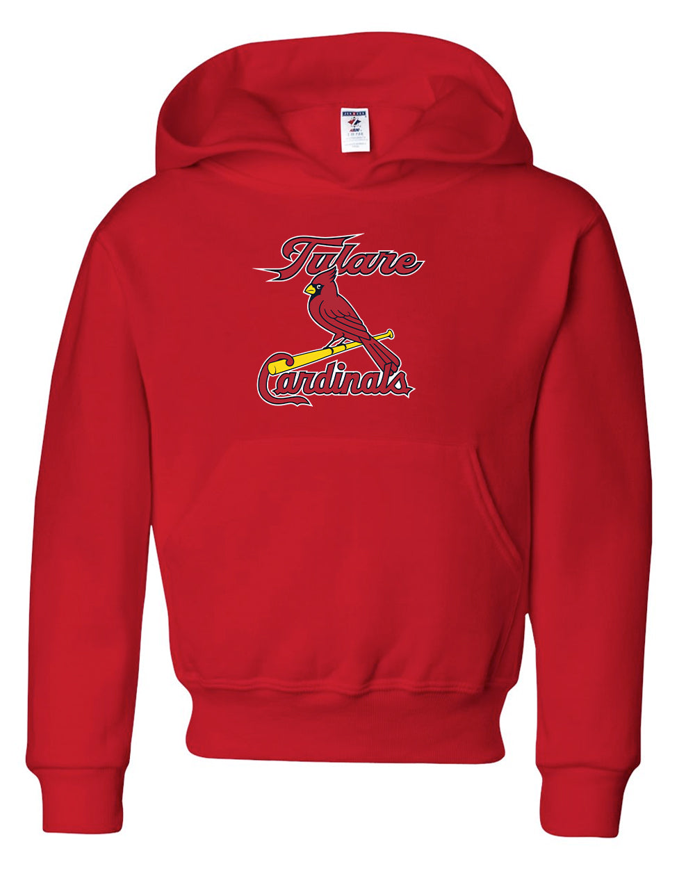Tulare Cardinals Red YOUTH Hoodie